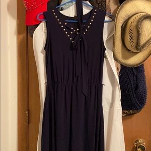 Dark blue dress